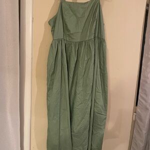 Lane Bryant Sage Green Maxi Dress